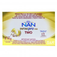 Nan InfiniPro HW Two Follow-up Milk Formula 2.1kg 